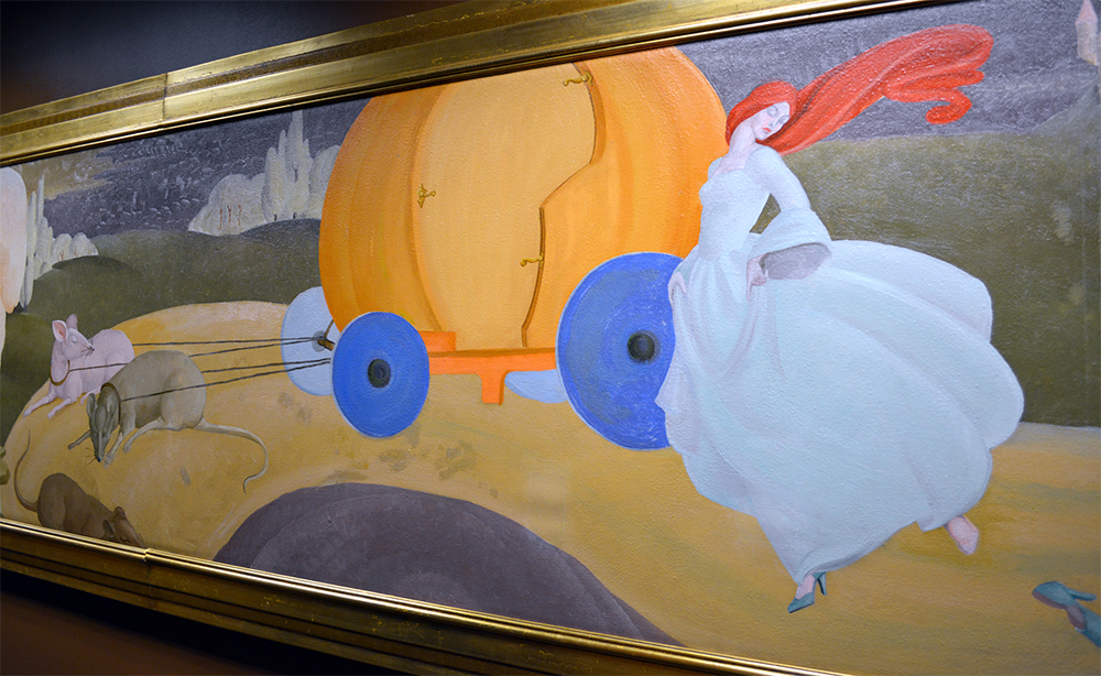 Cinderella pumpkin Cinderella painting pumpkin