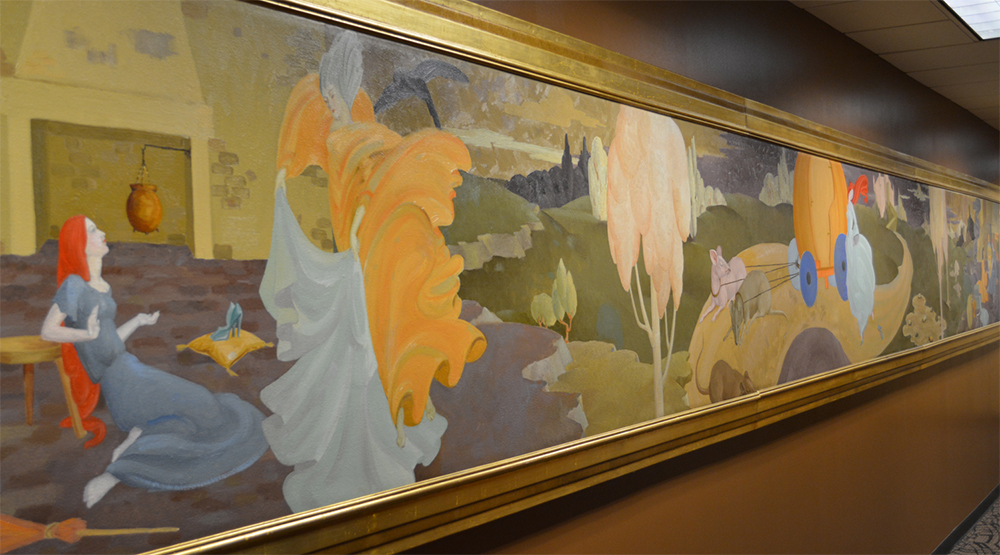Cinderella wide image Cinderella painting wide image