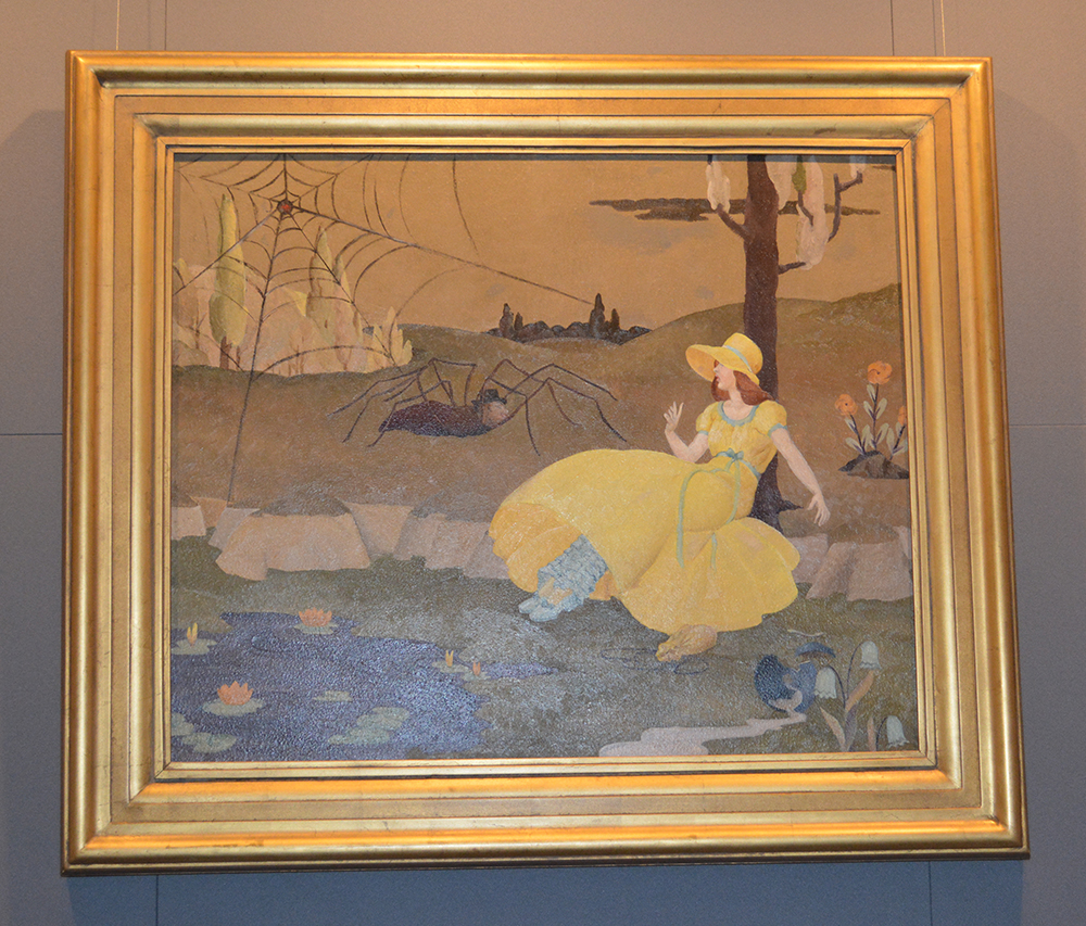 Little Miss Muffet Little Miss Muffet painting