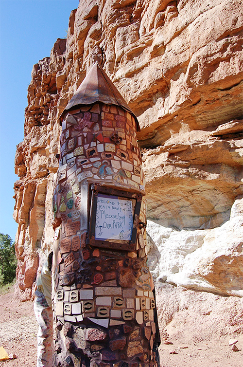 Rainbow Falls Kiosk by Concrete Couch vertical Rainbow Falls Kiosk by Concrete Couch vertical